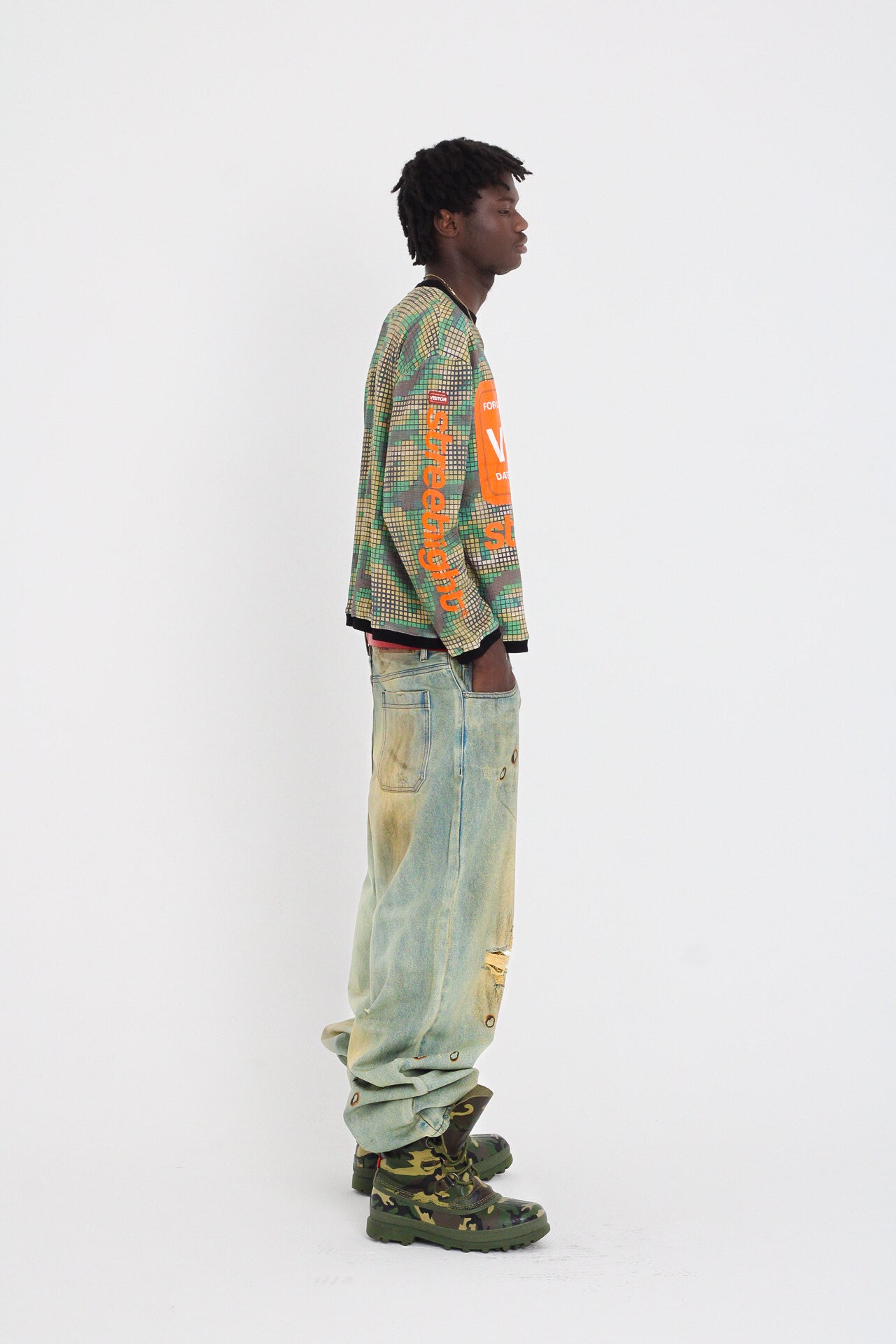 Tee long sleeve camo Desert