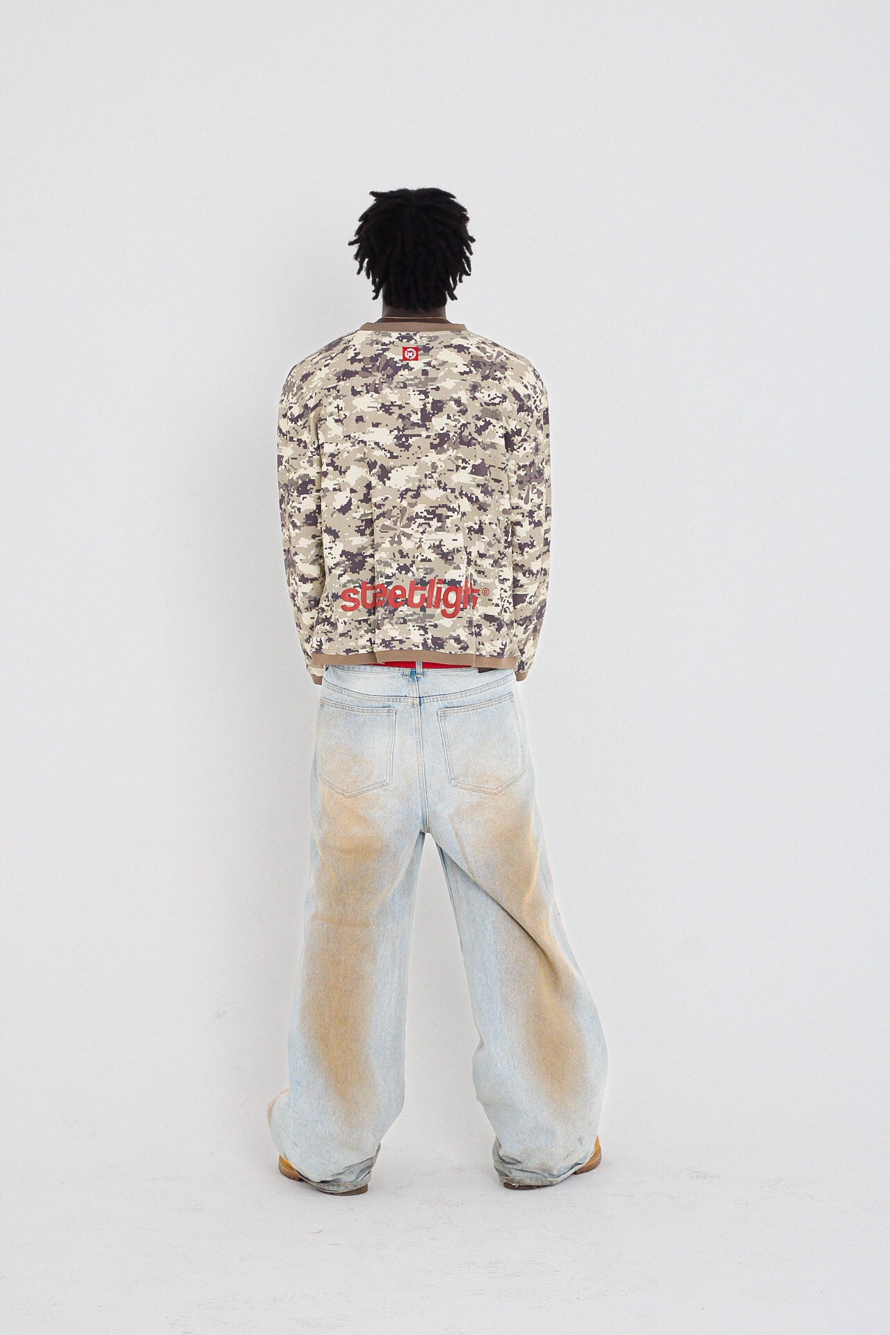 Tee long sleeve camo Military