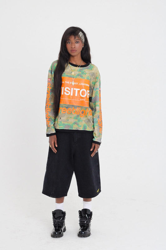 Tee long sleeve camo Desert