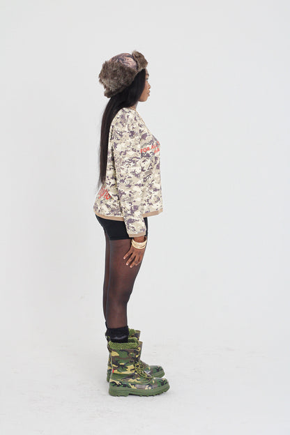 Tee long sleeve camo Military