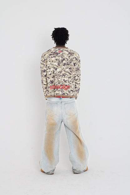 Tee long sleeve camo Military